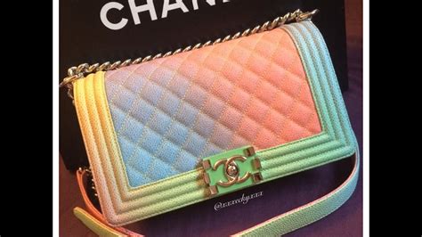 chanel rainbow bag dupe.